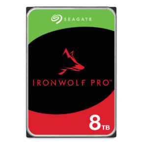 Seagate IronWolf Pro ST8000NT001 disque dur 3.5" 8 To 8 TB, SATA 6Gb/s, 26.11 x 101.85 x 146.99 mm, 720 g  (ST8000NT001)