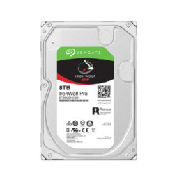 Seagate IronWolf Pro ST8000NT001 disque dur 3.5" 8 To 8 TB, SATA 6Gb/s, 26.11 x 101.85 x 146.99 mm, 720 g  (ST8000NT001)