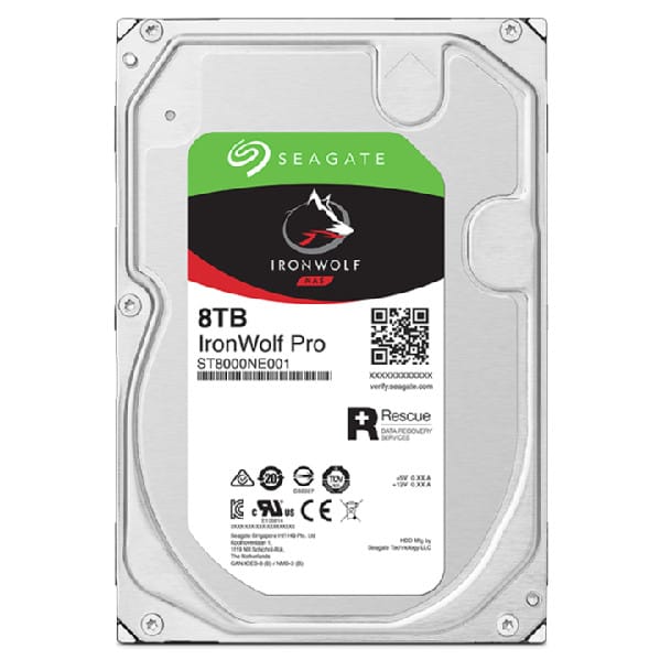 Seagate IronWolf Pro ST8000NT001 disque dur 3.5" 8 To 8 TB, SATA 6Gb/s, 26.11 x 101.85 x 146.99 mm, 720 g (ST8000NT001) — image 4