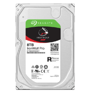Seagate IronWolf Pro ST8000NT001 disque dur 3.5" 8 To 8 TB, SATA 6Gb/s, 26.11 x 101.85 x 146.99 mm, 720 g  (ST8000NT001)