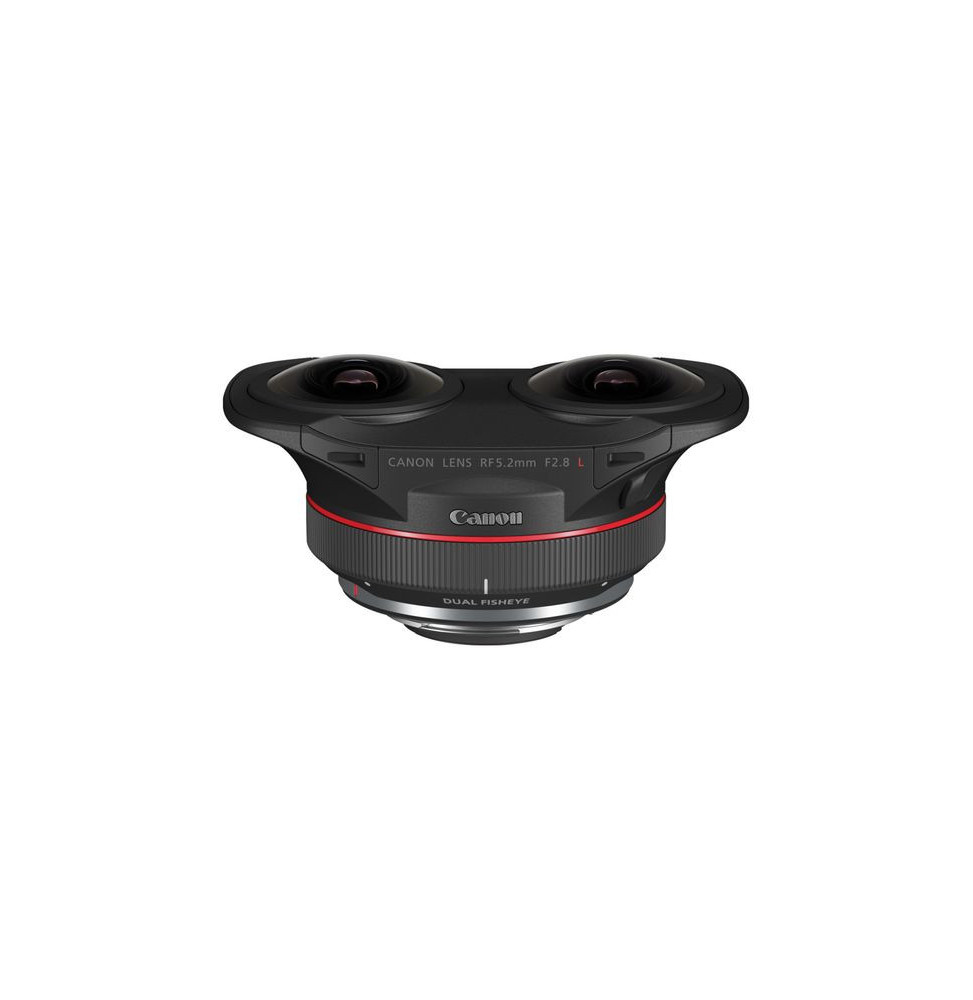 Canon RF 5.2 mm f2.8L Dual Fisheye SLR Objectif large "fish eye" Noir (5554C005)