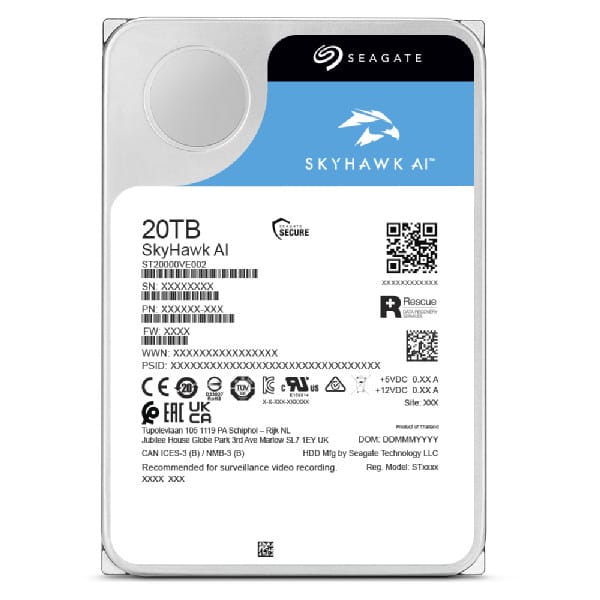 Seagate SkyHawk AI 3.5" 24 To Série ATA III (ST24000VE002) — image 2