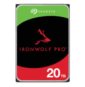 Seagate IronWolf Pro ST20000NT001 disque dur 3.5" 20 To 20 TB, SATA 6Gb/s, 26.11 x 101.85 x 146.99 mm, 670 g  (ST20000NT001)