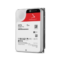 Seagate IronWolf Pro ST20000NT001 disque dur 3.5" 20 To 20 TB, SATA 6Gb/s, 26.11 x 101.85 x 146.99 mm, 670 g  (ST20000NT001)
