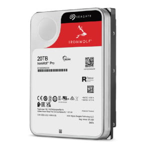 Seagate IronWolf Pro ST20000NT001 disque dur 3.5" 20 To 20 TB, SATA 6Gb/s, 26.11 x 101.85 x 146.99 mm, 670 g  (ST20000NT001)