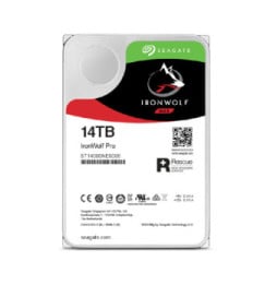 Seagate IronWolf Pro ST14000NT001 disque dur 3.5" 14 To 14 TB, SATA 6Gb/s, 26.11 x 101.85 x 146.99 mm, 670 g  (ST14000NT001)