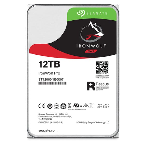 Seagate IronWolf Pro ST12000NT001 disque dur 3.5" 12 To Série ATA III (ST12000NT001) — image 4