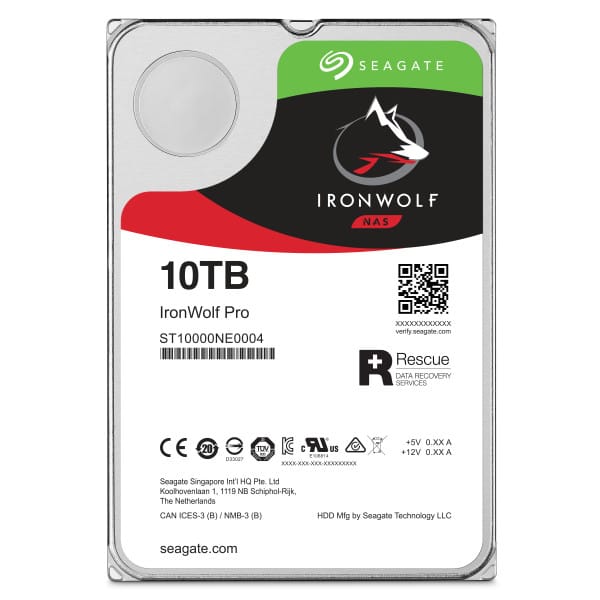 Seagate IronWolf Pro ST10000NT001 disque dur 3.5" 10 To 10 TB, SATA 6Gb/s, 26.11 x 101.85 x 146.99 mm, 720 g (ST10000NT001) — image 4