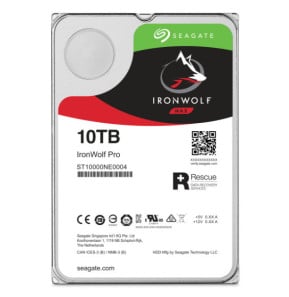 Seagate IronWolf Pro ST10000NT001 disque dur 3.5" 10 To 10 TB, SATA 6Gb/s, 26.11 x 101.85 x 146.99 mm, 720 g  (ST10000NT001)