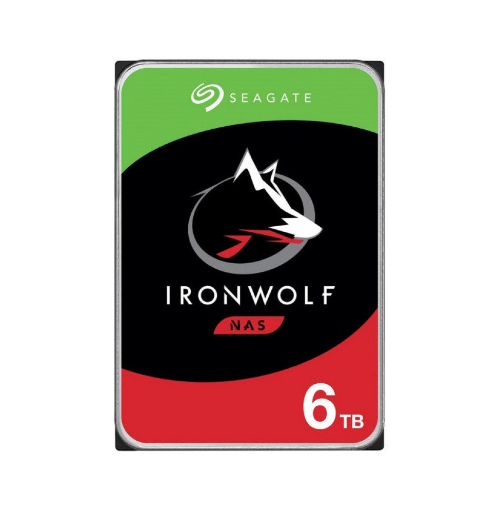 Seagate IronWolf ST6000VN001 disque dur 3.5" 6 To Série ATA III (ST6000VN001)