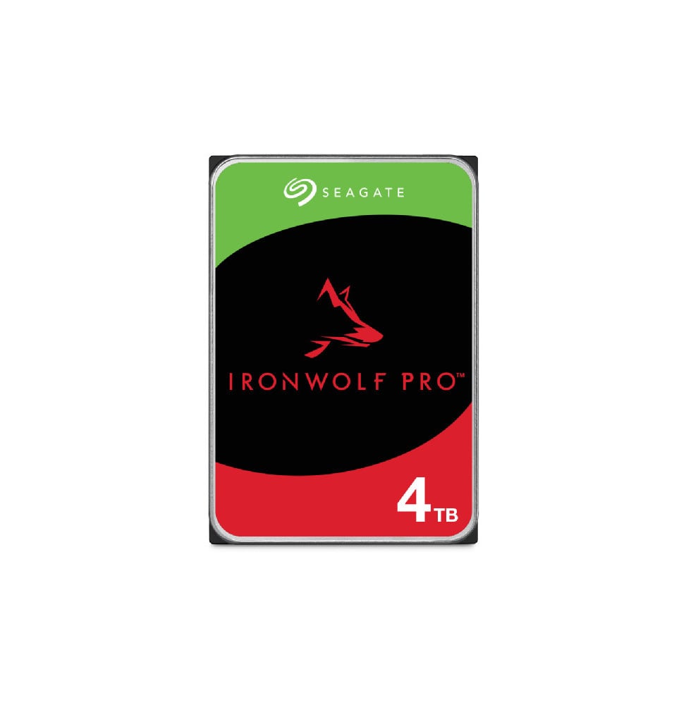 Seagate IronWolf Pro ST4000NT001 disque dur 3.5" 4 To 4 TB, SATA 6Gb/s, 26.11 x 101.85 x 146.99 mm, 650 g  (ST4000NT001)