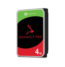 Seagate IronWolf Pro ST4000NT001 disque dur 3.5" 4 To 4 TB, SATA 6Gb/s, 26.11 x 101.85 x 146.99 mm, 650 g  (ST4000NT001)