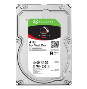 Seagate IronWolf Pro ST4000NT001 disque dur 3.5" 4 To 4 TB, SATA 6Gb/s, 26.11 x 101.85 x 146.99 mm, 650 g  (ST4000NT001)