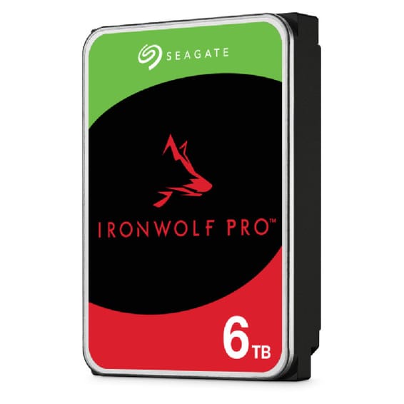 Seagate IronWolf Pro ST6000NT001 disque dur 3.5" 6 To 6 TB, SATA 6Gb/s, 26.11 x 101.85 x 146.99 mm, 716 g (ST6000NT001)