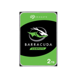 Seagate Barracuda 3.5" 2 To Série ATA III 2To, 3.5", SATA 6Go/s, Cache 256 MB  (ST2000DM005)