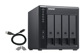 QNAP TR-004 Boîtier de disques de stockage Boîtier disque dur/SSD Noir 2.5/3.5" (TR-004) — image 5