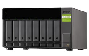 QNAP TL-D800C Boîtier de disques de stockage Boîtier disque dur/SSD Noir, Gris 2.5/3.5" (TL-D800C) — image 4