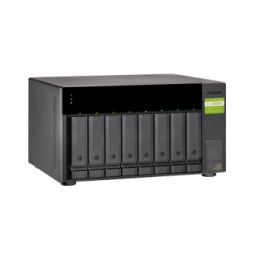 QNAP TL-D800C Boîtier de disques de stockage Boîtier disque dur/SSD Noir, Gris 2.5/3.5" (TL-D800C)