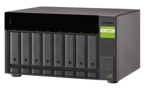 QNAP TL-D800C Boîtier de disques de stockage Boîtier disque dur/SSD Noir, Gris 2.5/3.5" (TL-D800C) — image 6