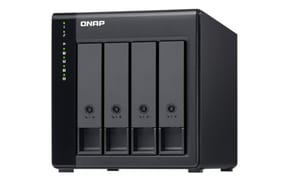 QNAP TL-D400S Boîtier de disques de stockage Boîtier disque dur/SSD Noir, Gris 2.5/3.5" (TL-D400S)