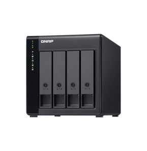 QNAP TL-D400S Boîtier de disques de stockage Boîtier disque dur/SSD Noir, Gris 2.5/3.5" (TL-D400S)