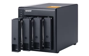 QNAP TL-D400S Boîtier de disques de stockage Boîtier disque dur/SSD Noir, Gris 2.5/3.5" (TL-D400S) — image 4