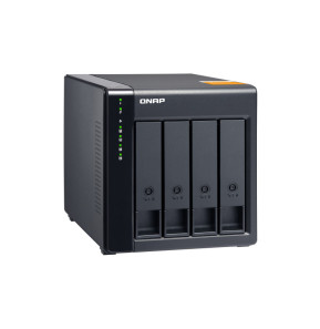 QNAP TL-D400S Boîtier de disques de stockage Boîtier disque dur/SSD Noir, Gris 2.5/3.5" (TL-D400S)