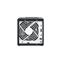 QNAP TL-D400S Boîtier de disques de stockage Boîtier disque dur/SSD Noir, Gris 2.5/3.5" (TL-D400S)