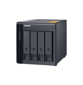 QNAP TL-D400S Boîtier de disques de stockage Boîtier disque dur/SSD Noir, Gris 2.5/3.5" (TL-D400S)