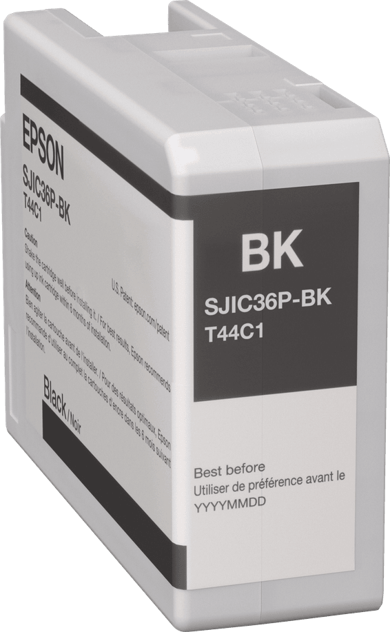 SJIC36P(K): Ink cartridge for ColorWorks C6500/C6000 noir (C13T44C140)