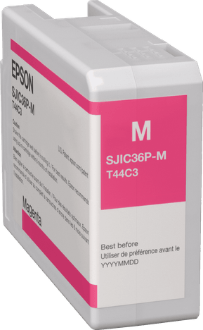 SJIC36P(M): Ink cartridge for ColorWorks C6500/C6000 magenta (C13T44C340)