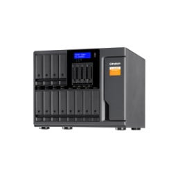QNAP TL-D1600S Boîtier de disques de stockage Boîtier disque dur/SSD Noir, Gris 2.5/3.5" (TL-D1600S)