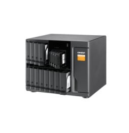 QNAP TL-D1600S Boîtier de disques de stockage Boîtier disque dur/SSD Noir, Gris 2.5/3.5" (TL-D1600S)