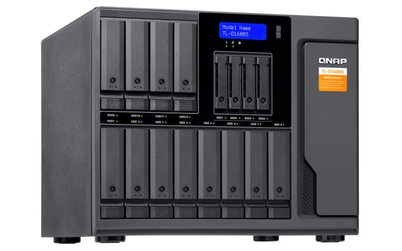 QNAP TL-D1600S Boîtier de disques de stockage Boîtier disque dur/SSD Noir, Gris 2.5/3.5" (TL-D1600S) — image 6