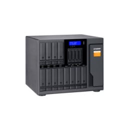 QNAP TL-D1600S Boîtier de disques de stockage Boîtier disque dur/SSD Noir, Gris 2.5/3.5" (TL-D1600S)