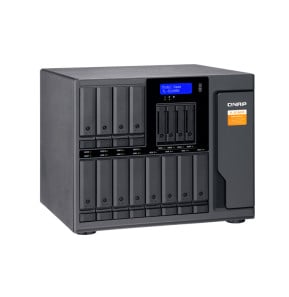 QNAP TL-D1600S Boîtier de disques de stockage Boîtier disque dur/SSD Noir, Gris 2.5/3.5" (TL-D1600S)