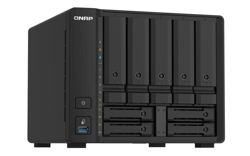 QNAP TS-932PX NAS Tower Ethernet/LAN Noir Alpine AL-324 (TS-932PX-4G) — image 4