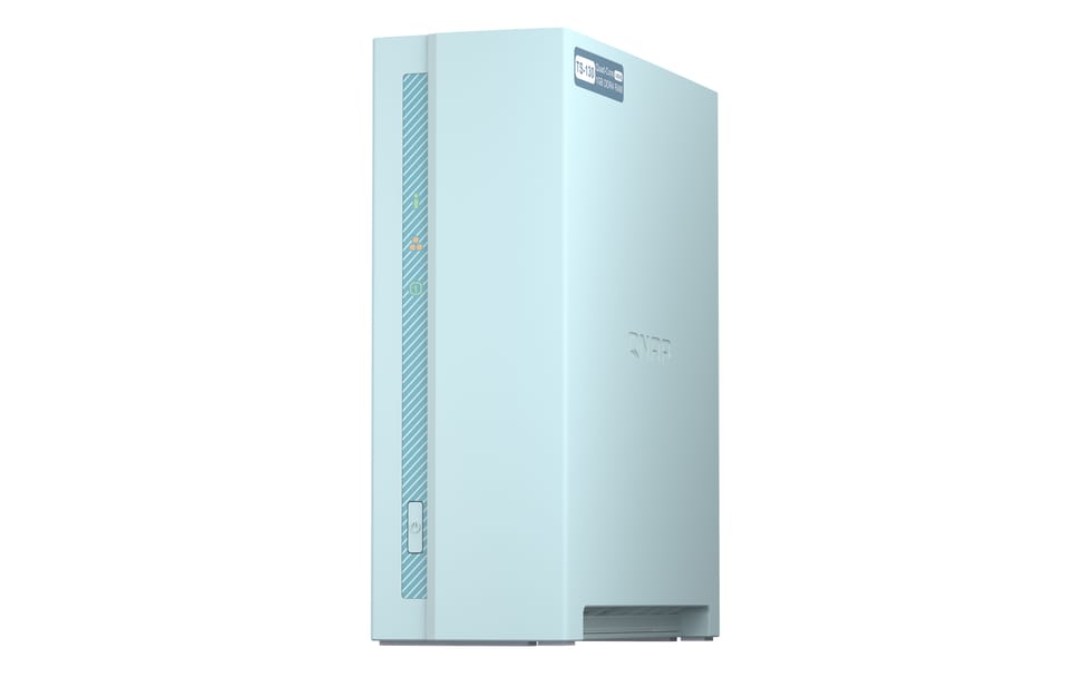 QNAP TS-130 serveur de stockage NAS Tower Ethernet/LAN Blanc RTD1295 (TS-130) — image 2