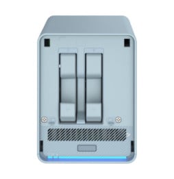 QNAP QMiroPlus-201W NAS Bureau Ethernet/LAN Bleu J4125 (QMIROPLUS-201W)