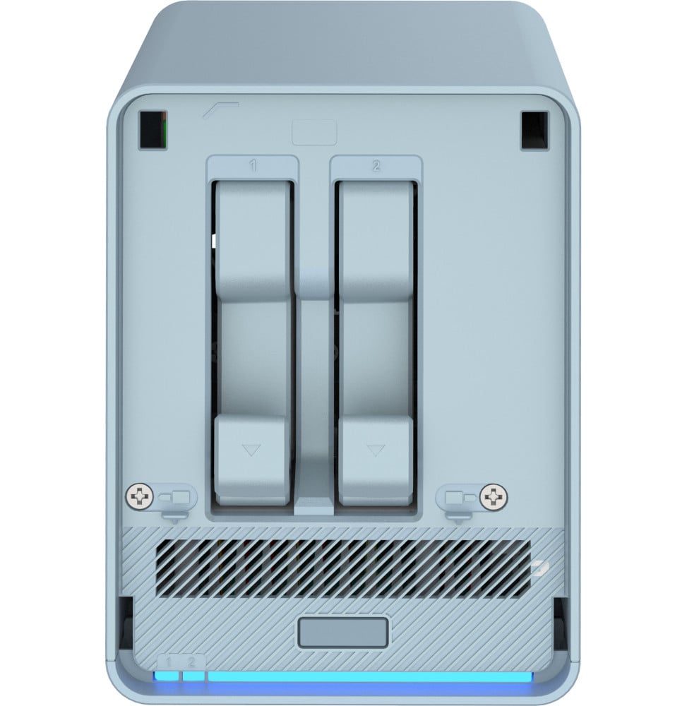 QNAP QMiroPlus-201W NAS Bureau Ethernet/LAN Bleu J4125 (QMIROPLUS-201W)