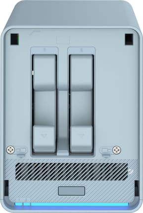 QNAP QMiroPlus-201W NAS Bureau Ethernet/LAN Bleu J4125 (QMIROPLUS-201W)