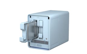 QNAP QMiroPlus-201W NAS Bureau Ethernet/LAN Bleu J4125 (QMIROPLUS-201W) — image 3