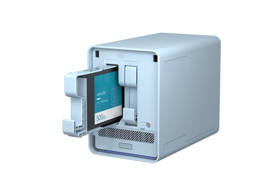 QNAP QMiroPlus-201W NAS Bureau Ethernet/LAN Bleu J4125 (QMIROPLUS-201W) — image 4