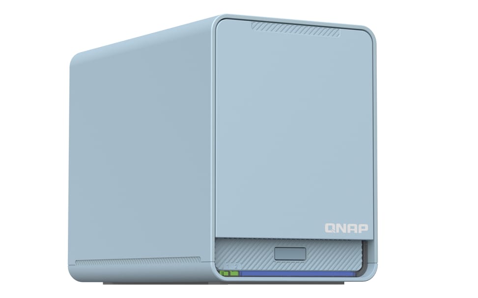 QNAP QMiroPlus-201W NAS Bureau Ethernet/LAN Bleu J4125 (QMIROPLUS-201W) — image 6