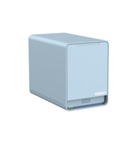 QNAP QMiroPlus-201W NAS Bureau Ethernet/LAN Bleu J4125 (QMIROPLUS-201W)