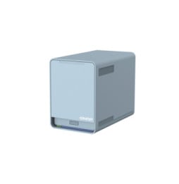QNAP QMiroPlus-201W NAS Bureau Ethernet/LAN Bleu J4125 (QMIROPLUS-201W)