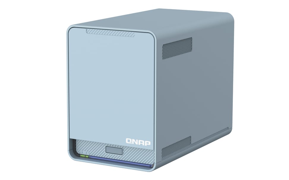 QNAP QMiroPlus-201W NAS Bureau Ethernet/LAN Bleu J4125 (QMIROPLUS-201W) — image 9