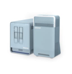 QNAP QMiroPlus-201W NAS Bureau Ethernet/LAN Bleu J4125 (QMIROPLUS-201W)