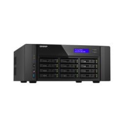 QNAP TS-h1290FX NAS Tower Ethernet/LAN Noir 7232P (TS-H1290FX-7232P-64G)