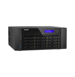 QNAP TS-h1290FX NAS Tower Ethernet/LAN Noir 7232P (TS-H1290FX-7232P-64G)
